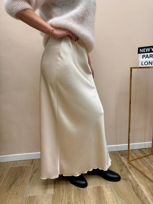 Gonna satin lunga - BURRO