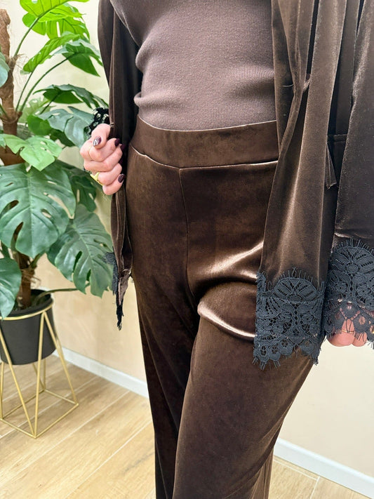 Pantalone velluto - MORO