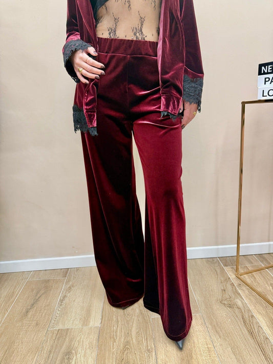 Pantalone velluto - BORDEAUX