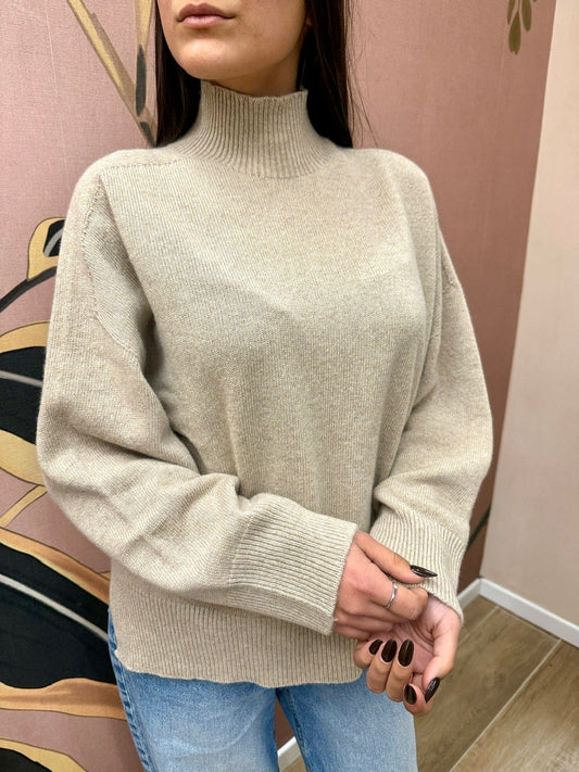 Lupetto cachemire - BEIGE