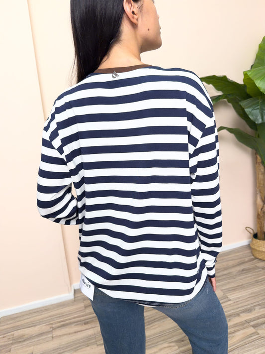 Maglia righe - BLU