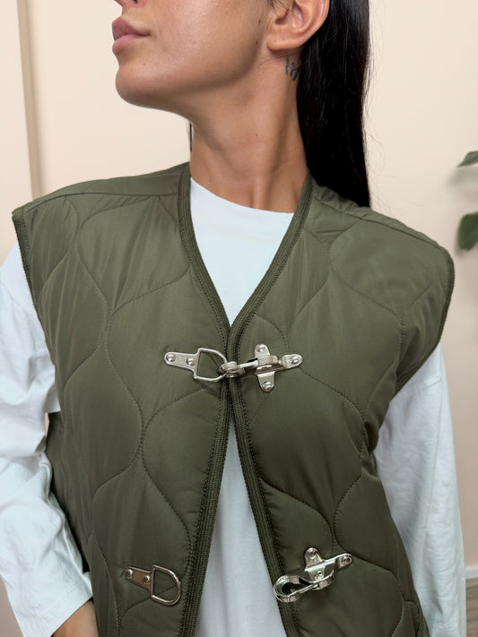 Gilet piumino - MILITARE