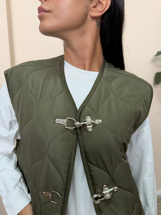 Gilet piumino - MILITARE