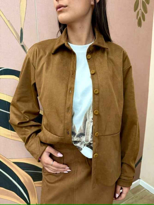 CAMICIA DAINETTO - CUOIO