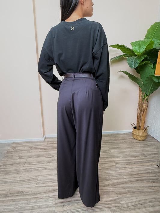 Pantalone palazzo pince - NERO