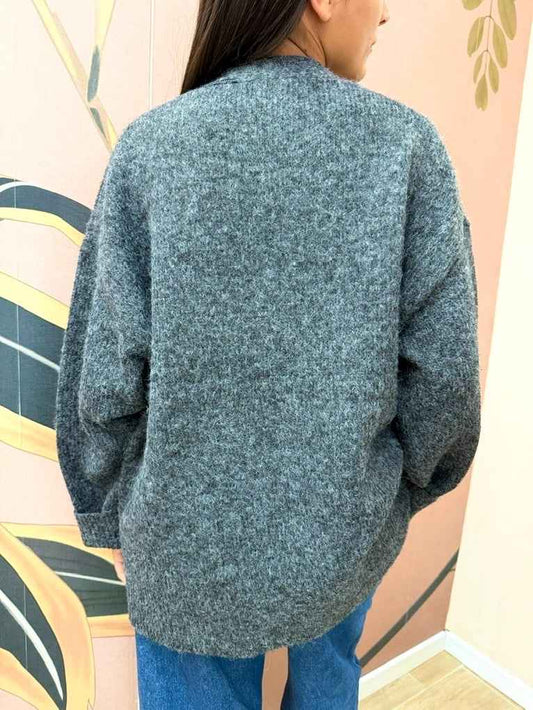 Cardigan "Rosanna" - ANTRACITE