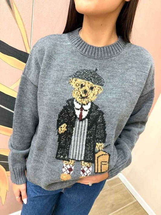 Pull orsetto - GRIGIO