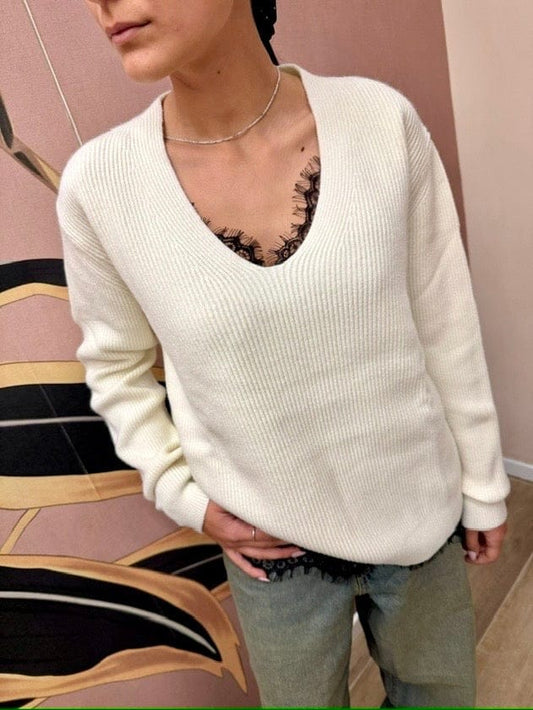 Pull scollo a V - PANNA