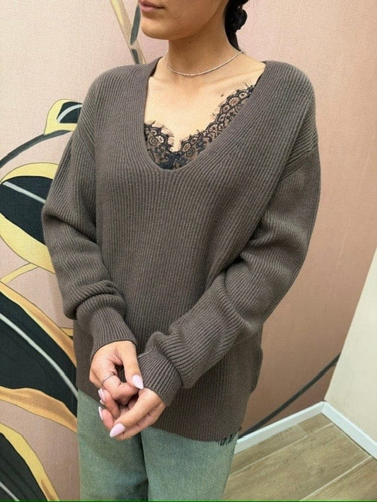 Pull scollo a V - MORO