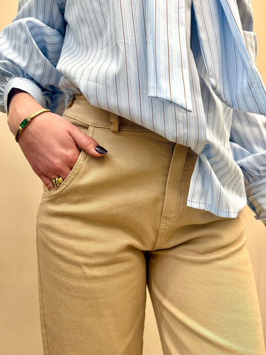 Pantalone ovetto - CAMMELLO