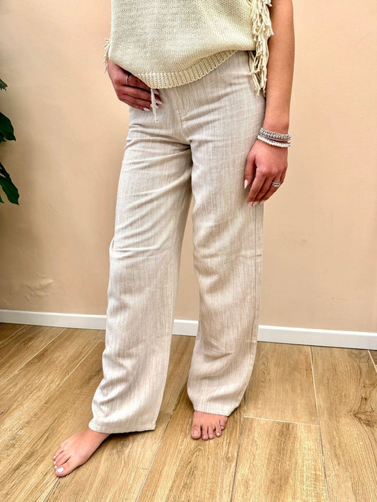 Jeans Zoe - BEIGE