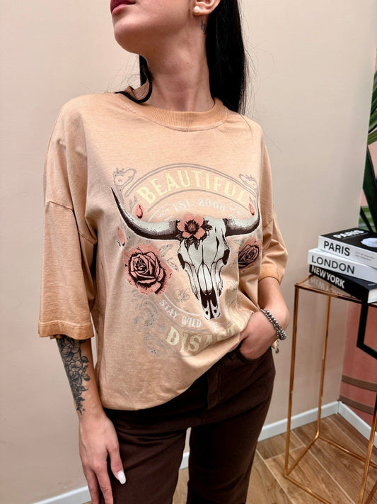 T-Shirt stampa - ROSA