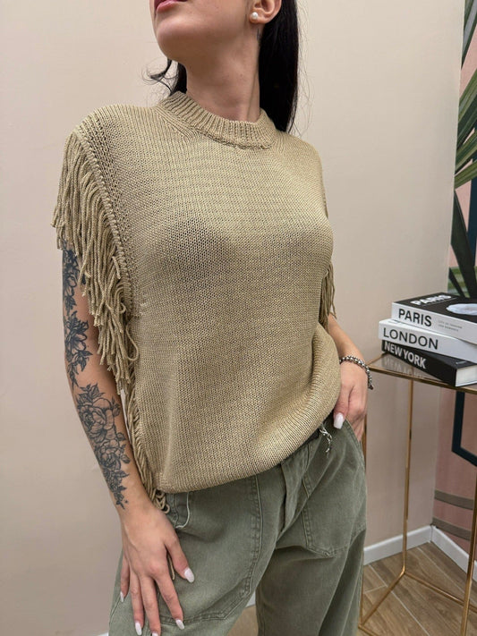 Gilet con frange - CORDA