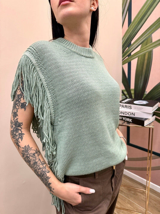 Maglia in viscosa - SALVIA