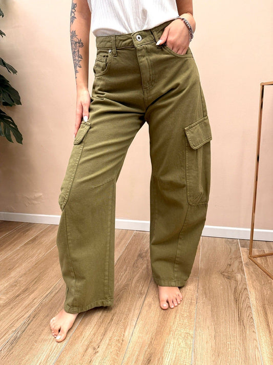 Pantalone cargo - MILITARE