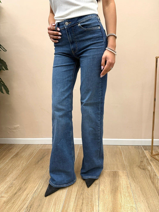 Jeans Rome flared - BLUE DENIM