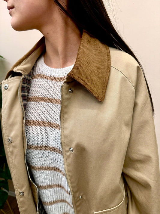 Giacca cotone - CAMMELLO