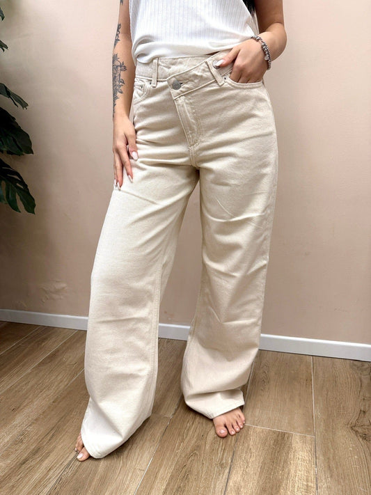 Jeans Tokyo palazzo - BURRO