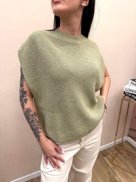 Gilet girocollo - KAKHI