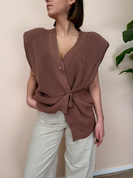 Gilet bottone lato - PHARD