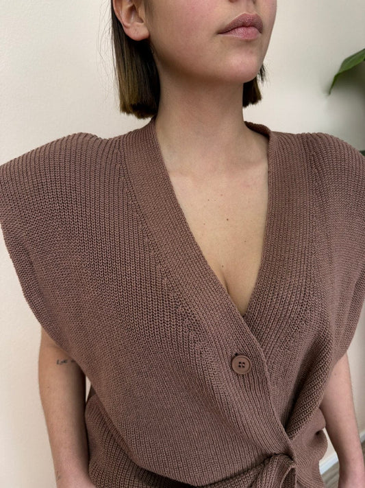 Gilet bottone lato - PHARD