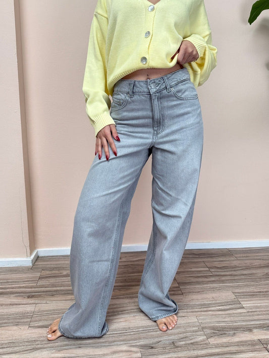 Jeans Palazzo "Tokyo" - GRIGIO