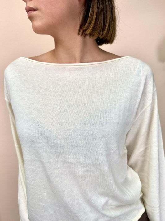 Maglia viscosa "Jenna - BURRO