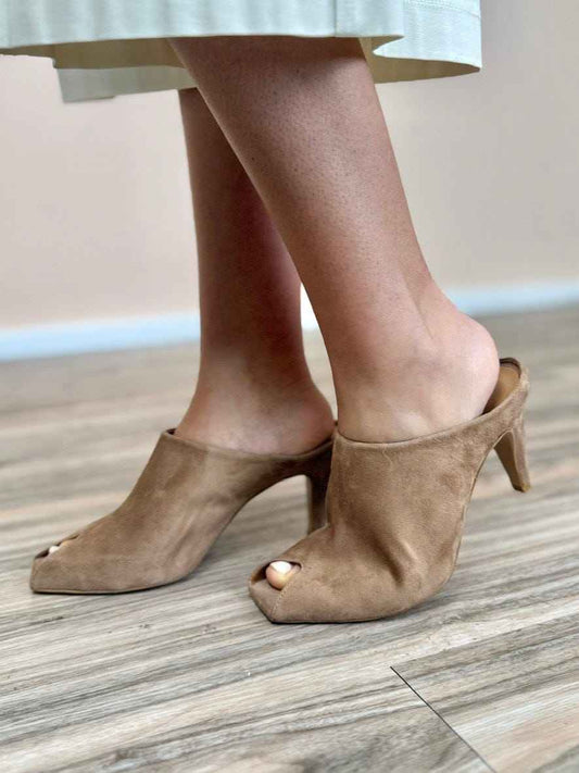 Sabot in camoscio - SABBIA