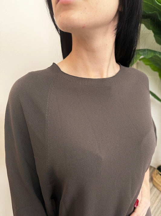 Maglia in viscosa - MORO