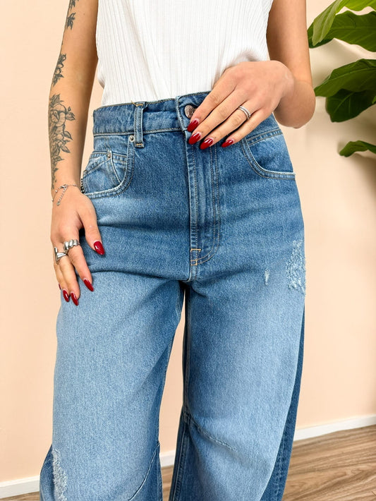 Jeans Barbara - BLUE DENIM
