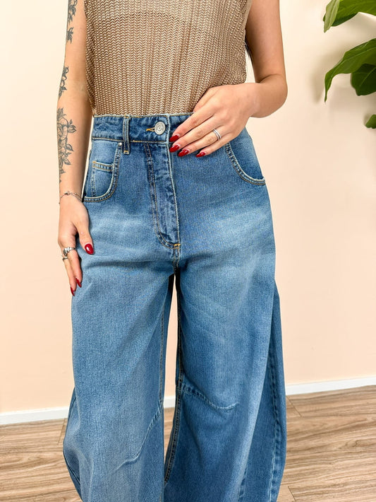 Jeans Louvre - BLUE DENIM