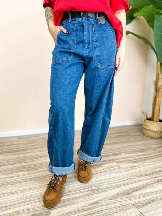 Pantalone jeans ovetto - STONE WASH