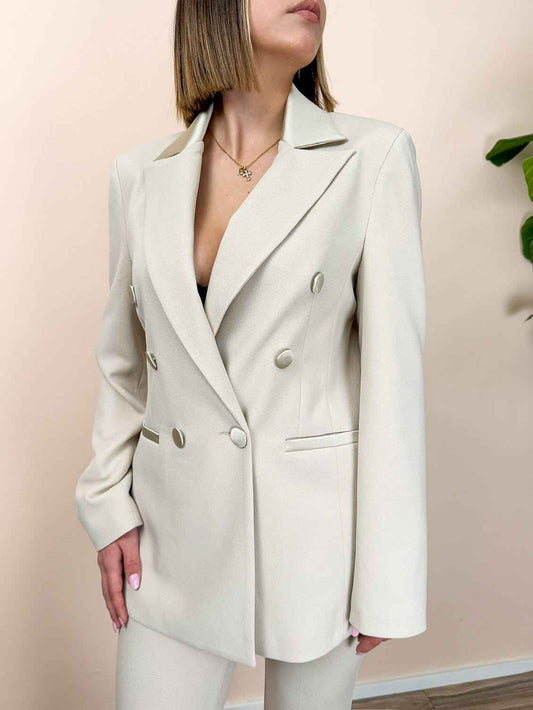 Completo giacca e pantalone - BEIGE