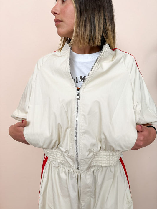 Giacca bomber righe - BURRO