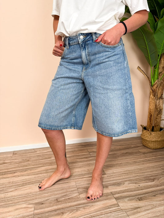 Bermuda Tokyo in jeans - MEDIUM BLUE