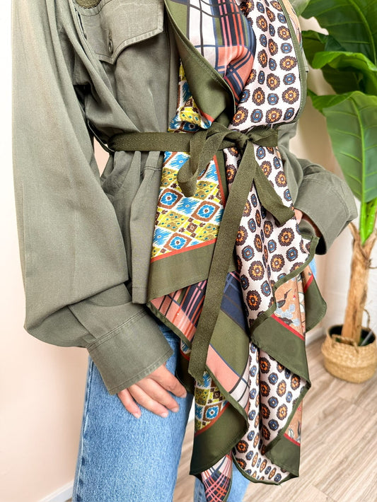 Giacca foulard - MILITARE