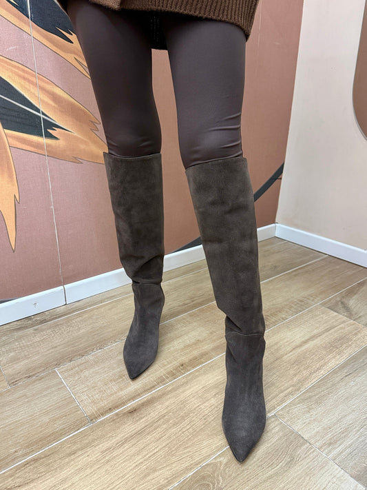 stivale camoscio - CAFFE'