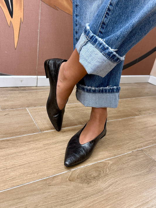 ballerina in pelle - CANNA DI FUCILE