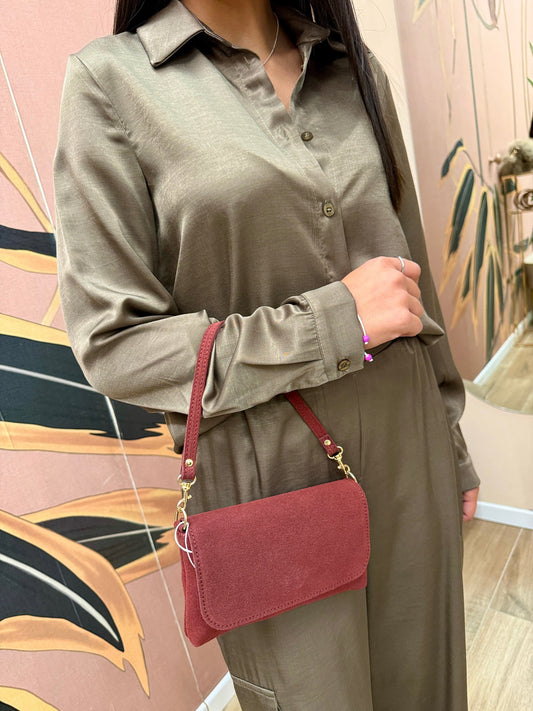 mini tracolla in pelle - VINO