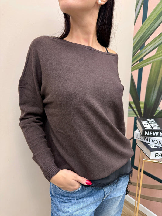 Pull scollo dietro - MORO