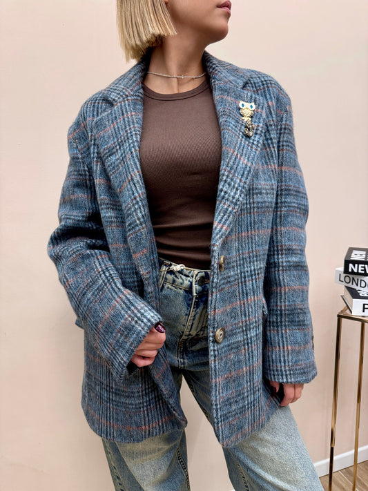 Giacca c/spille - BLU