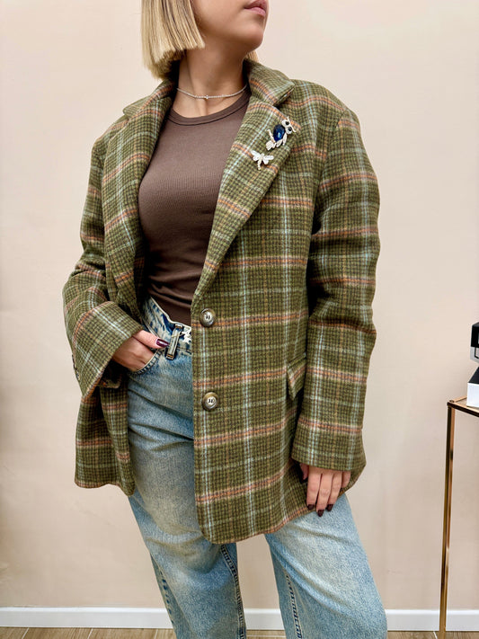 Giacca c/spille - VERDE