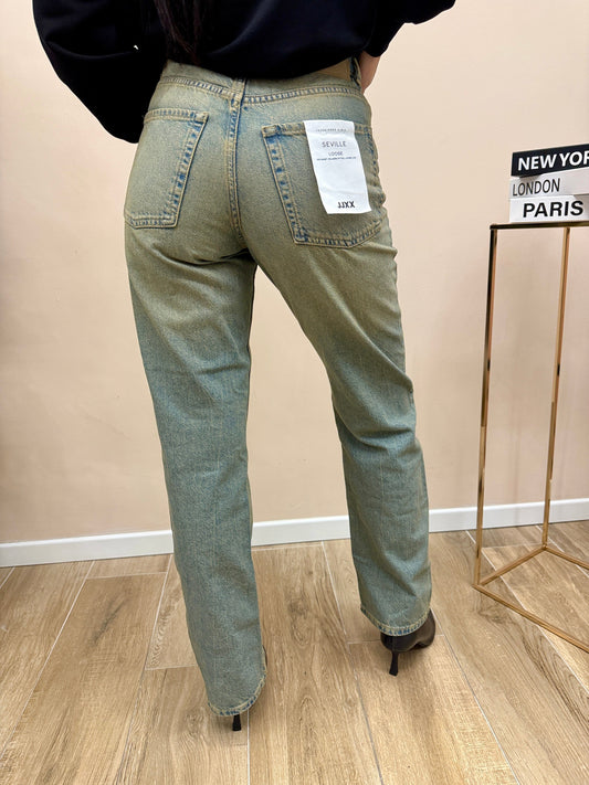 Jeans regular "Seville" - SABBIA