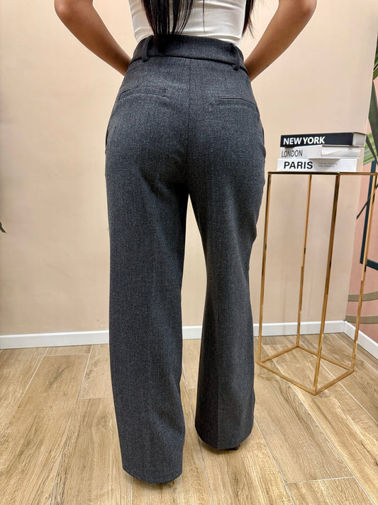 Pantalone palazzo - ANTRACITE
