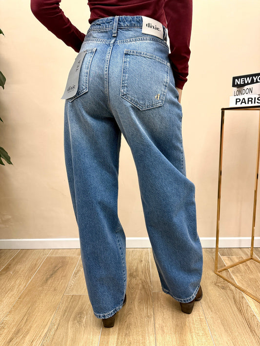 Tea jeans ballon - BLUE DENIM