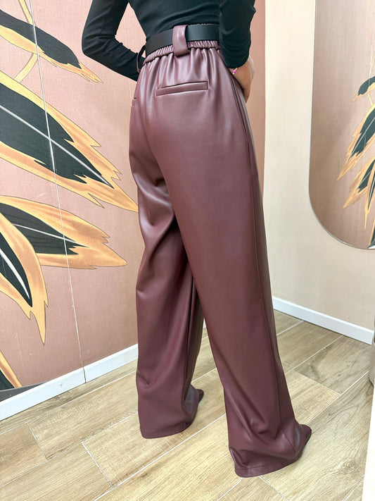 Pantalone in ecopelle - VINO