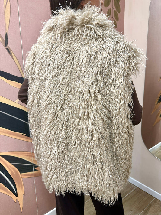 Gilet mongolia - BEIGE