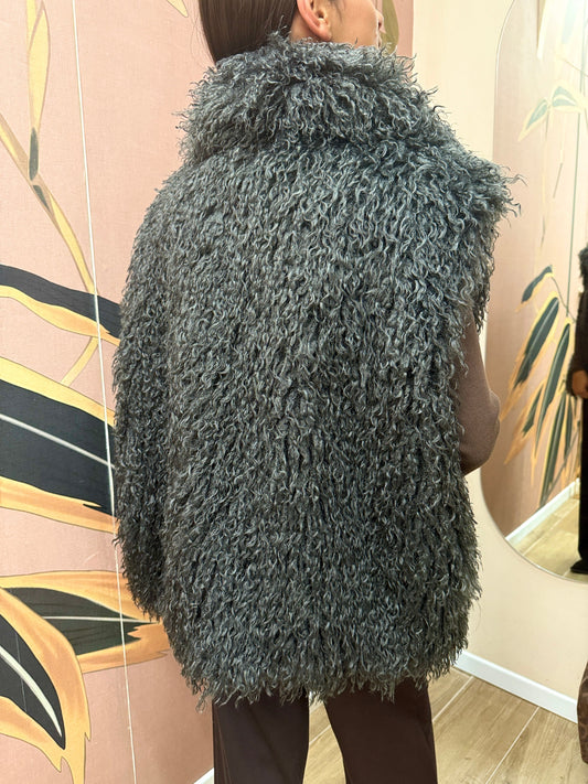 Gilet mongolia - GRIGIO