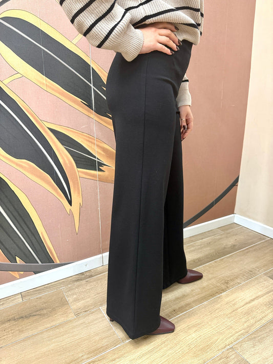 Pantalone palazzo - NERO