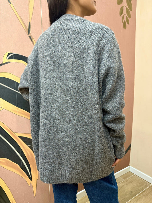 Cardigan lungo - GRIGIO